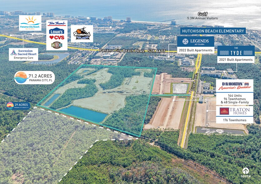 Clara, Panama City Beach, FL à vendre - Aérien - Image 2 de 5