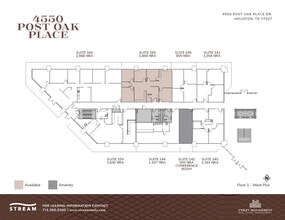 4550 Post Oak Place Dr, Houston, TX for lease Floor Plan- Image 1 of 1