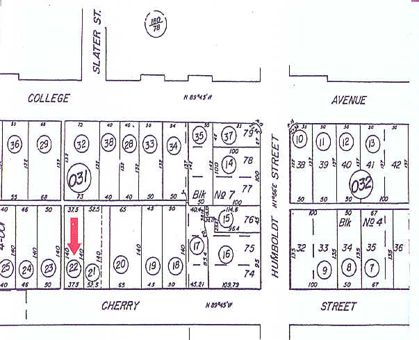 621 Cherry St, Santa Rosa, CA à louer - Plan cadastral - Image 2 de 2