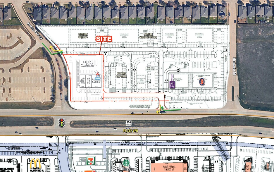 Roaring River Rd & Hwy 114, Justin, TX à louer - Plan de site - Image 1 de 3