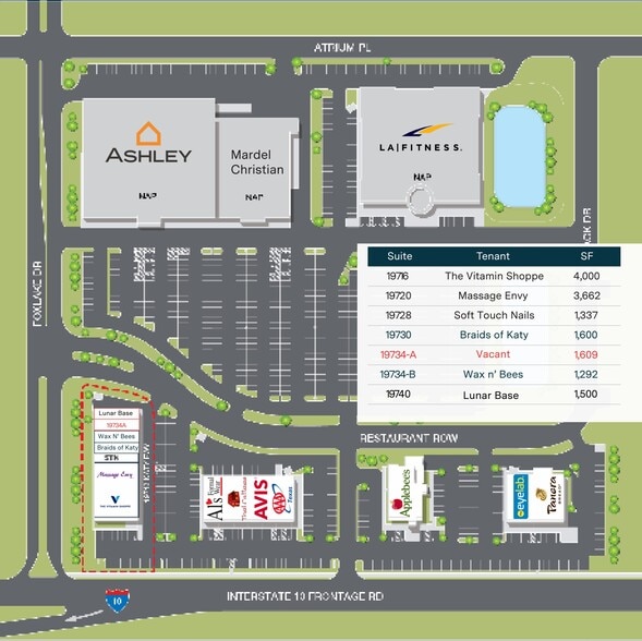 19610-19740 Katy Fwy, Houston, TX for lease - Site Plan - Image 1 of 16