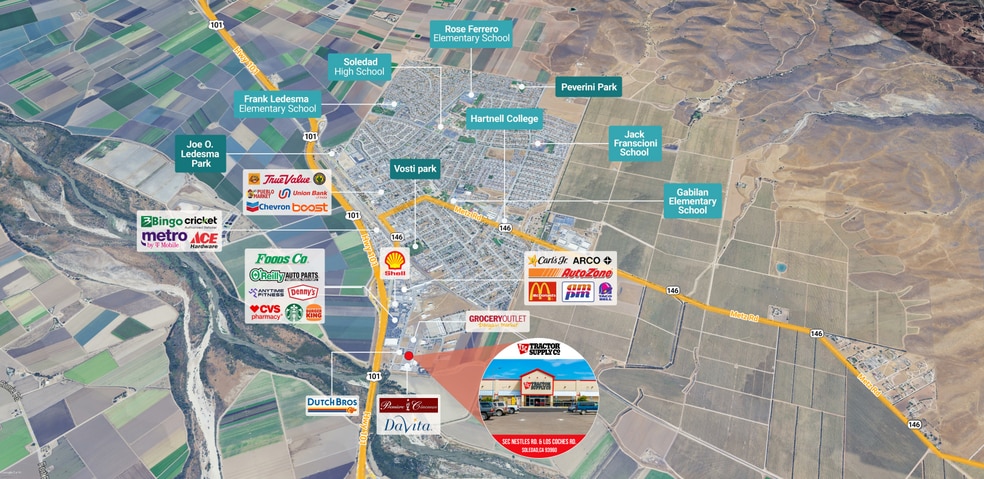 Tractor Supply, Soledad, CA for sale - Building Photo - Image 3 of 9