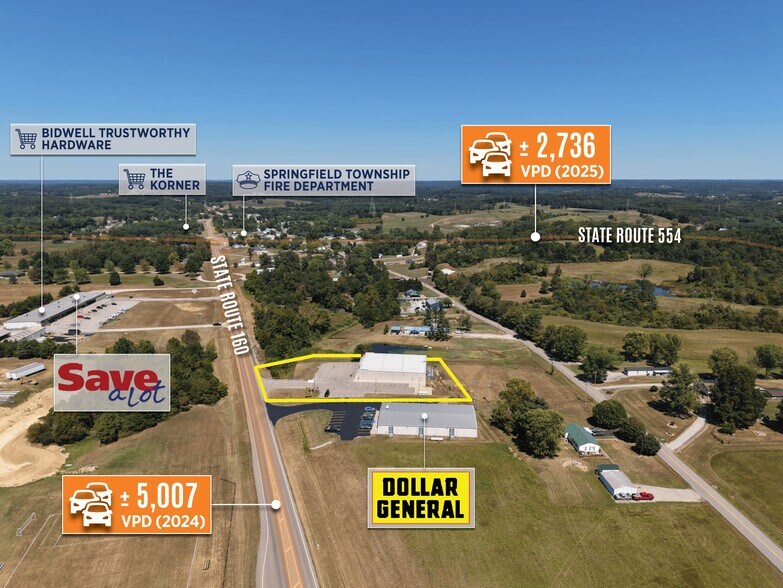 Commerce de détail dans Bidwell, OH à vendre - Photo du bâtiment - Image 2 de 8