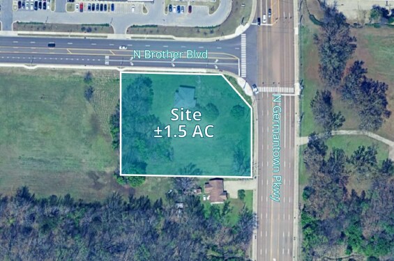 3317 N Germantown Rd, Bartlett, TN à vendre - Aérien - Image 1 de 4