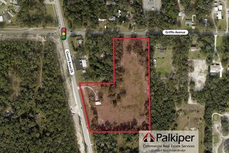 CR 25 & Griffin Ave, Lady Lake, FL - Aerial map view - Image1