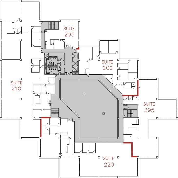 9191 Towne Centre Dr, San Diego, CA à louer Plan d’étage- Image 1 de 1