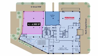 660 N Capitol St NW, Washington, DC à louer Plan de site- Image 2 de 2