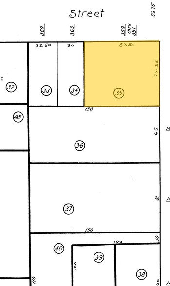 351-359 15th St, Oakland, CA à louer - Plan cadastral - Image 2 de 12