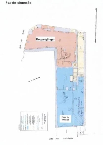 Commerce de détail dans Paris à vendre - Plan d’étage - Image 2 de 4
