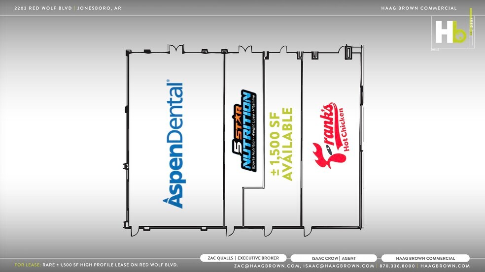 2203 Red Wolf Blvd, Jonesboro, AR à louer - Photo du bâtiment - Image 2 de 4