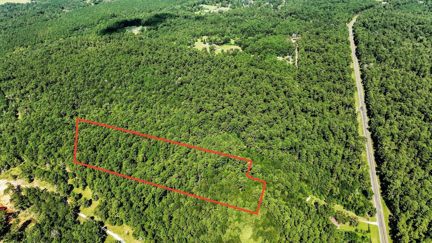Shepard Rd, Coldspring, TX for sale Aerial- Image 1 of 5