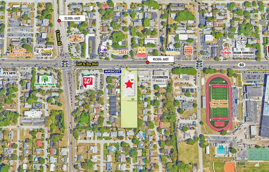 1849 Gulf To Bay Blvd, Clearwater, FL à louer - Photo du bâtiment - Image 2 de 3