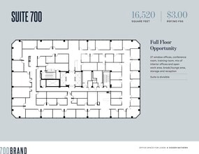 700 N Brand Blvd, Glendale, CA for lease Floor Plan- Image 1 of 1
