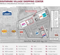 9010-9048 Mansfield Rd, Shreveport, LA for lease Site Plan- Image 2 of 4