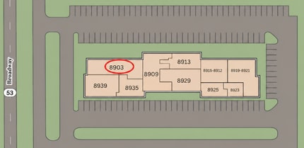 8915 Broadway, Merrillville, IN à louer Plan de site- Image 2 de 2