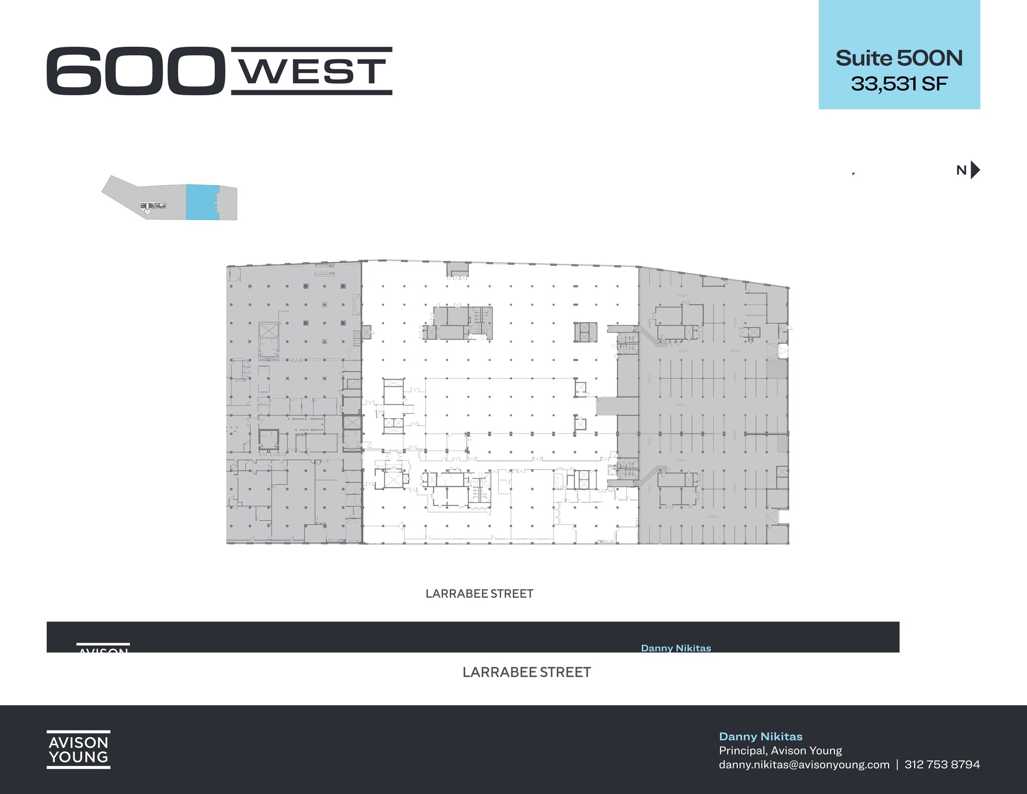 600 W Chicago Ave, Chicago, IL à louer Plan de site- Image 1 de 9