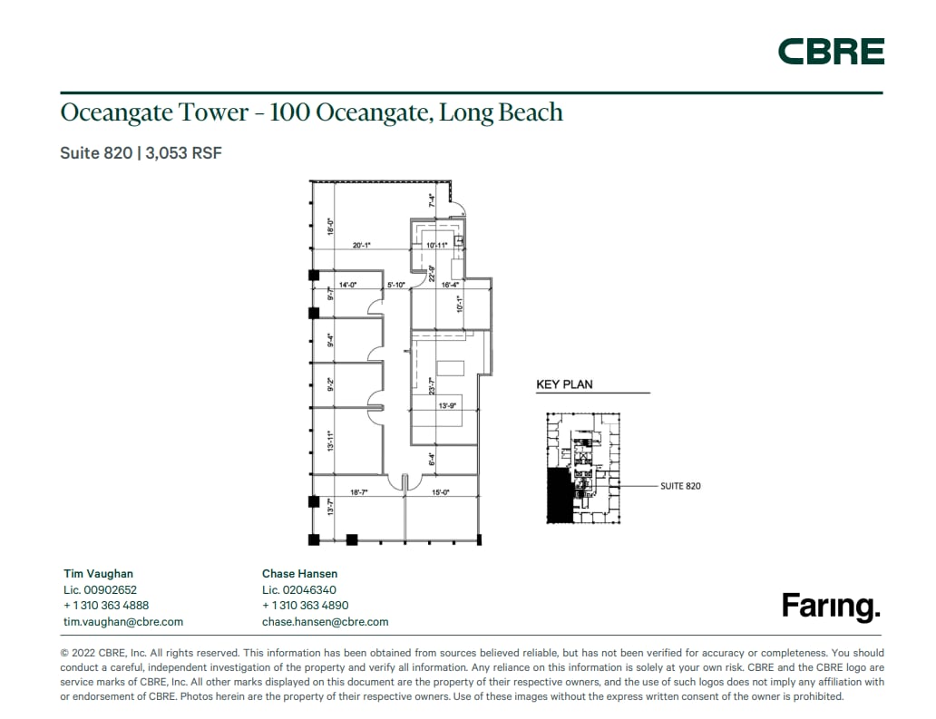 100 Oceangate, Long Beach, CA for lease Floor Plan- Image 1 of 1