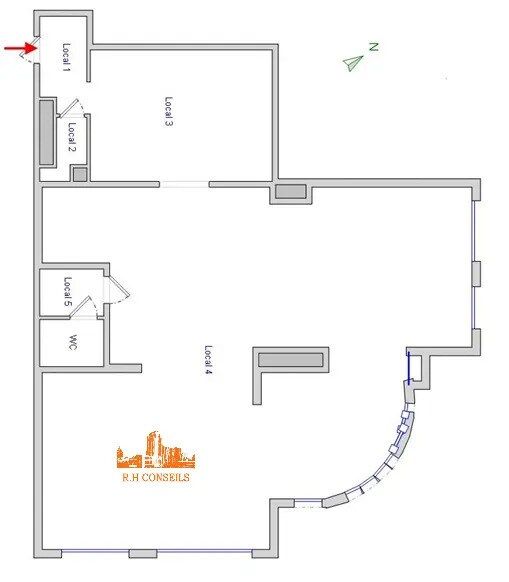 Rue Pierre Brossolette, Le Plessis-Bouchard for lease - Floor Plan - Image 2 of 2