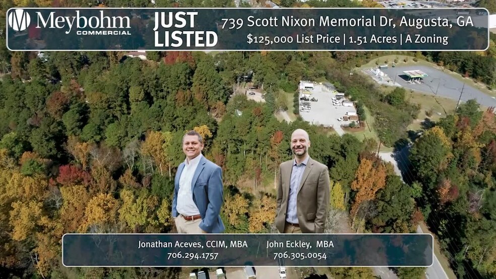 739 Scott Nixon Memorial Dr, Augusta, GA à vendre - Vidéo sur l’inscription commerciale - Image 3 de 16