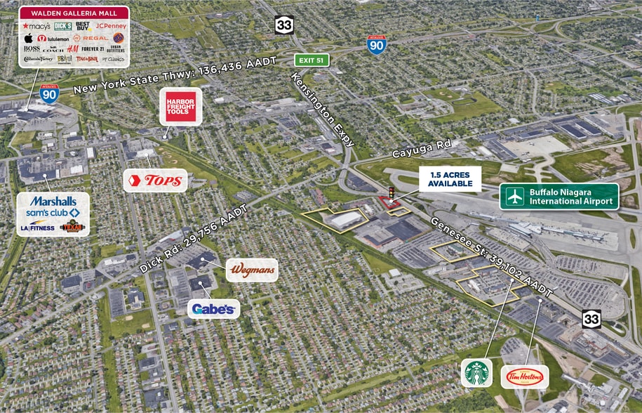 Genesee, Cheektowaga, NY à louer - Aérien - Image 2 de 2