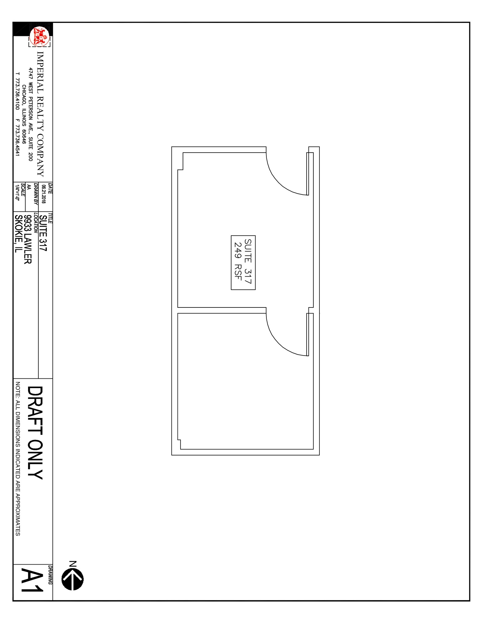 9933 Lawler Ave, Skokie, IL à louer Plan de site- Image 1 de 1