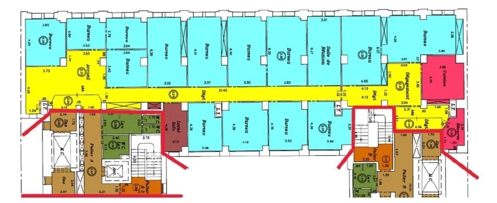 10 Rue Mercoeur, Paris à louer - Plan d’étage - Image 3 de 4
