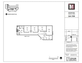 550 Alden Rd, Markham, ON à louer Plan d’étage- Image 1 de 1