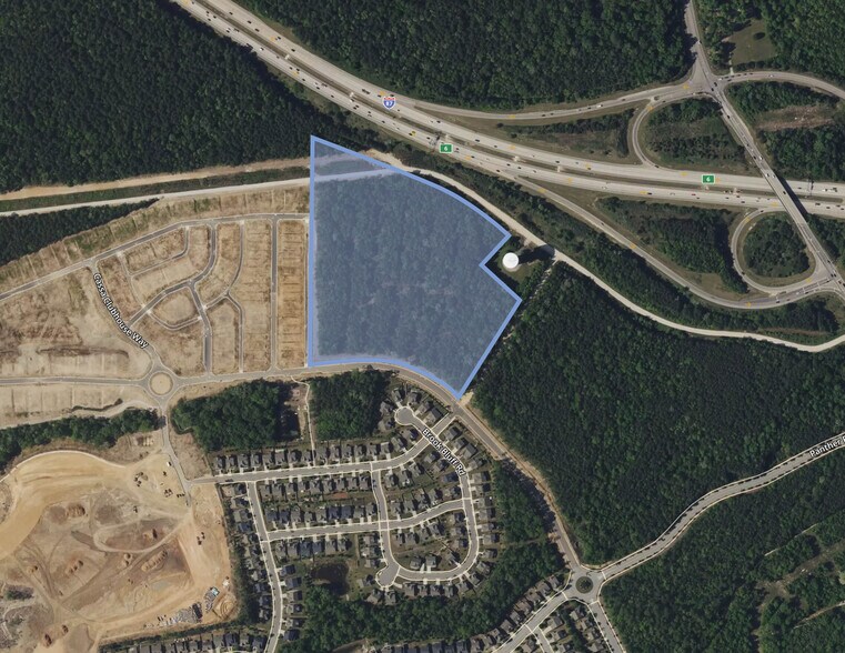 Hodge Rd, Knightdale, NC à vendre - Aérien - Image 2 de 2