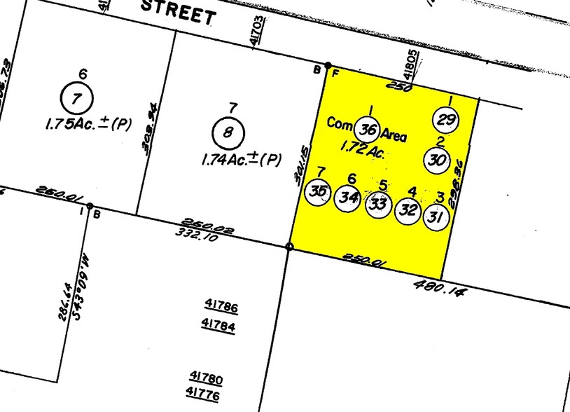 41805-41841 Albrae St, Fremont, CA à louer - Plan cadastral - Image 2 de 23