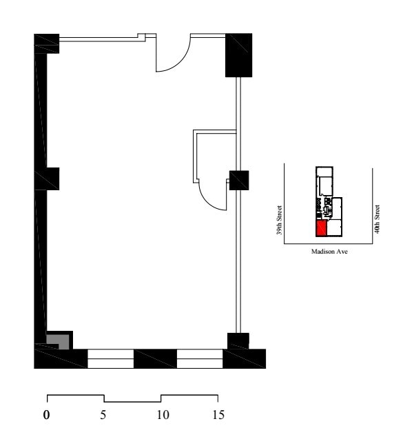 274 Madison Ave, New York, NY à louer Plan d’étage- Image 1 de 1