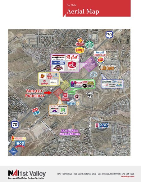 NW Corner Rinconada & Northrise, Las Cruces, NM for lease - Building Photo - Image 2 of 2