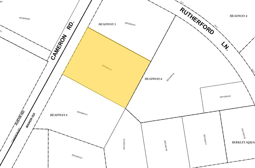 8011 Cameron Rd, Austin, TX à vendre - Plan cadastral - Image 1 de 1