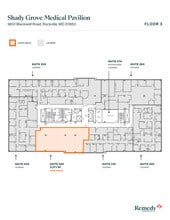 9601 Blackwell Rd, Rockville, MD à louer Plan d’étage- Image 1 de 4