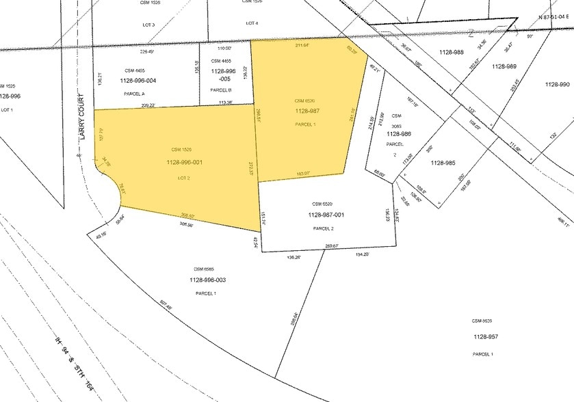 20855 Watertown Rd, Waukesha, WI for lease - Plat Map - Image 3 of 8