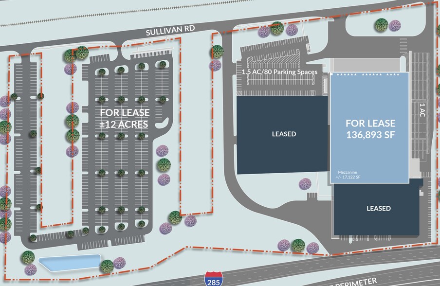 2856 Sullivan Rd, College Park, GA for lease - Site Plan - Image 3 of 3