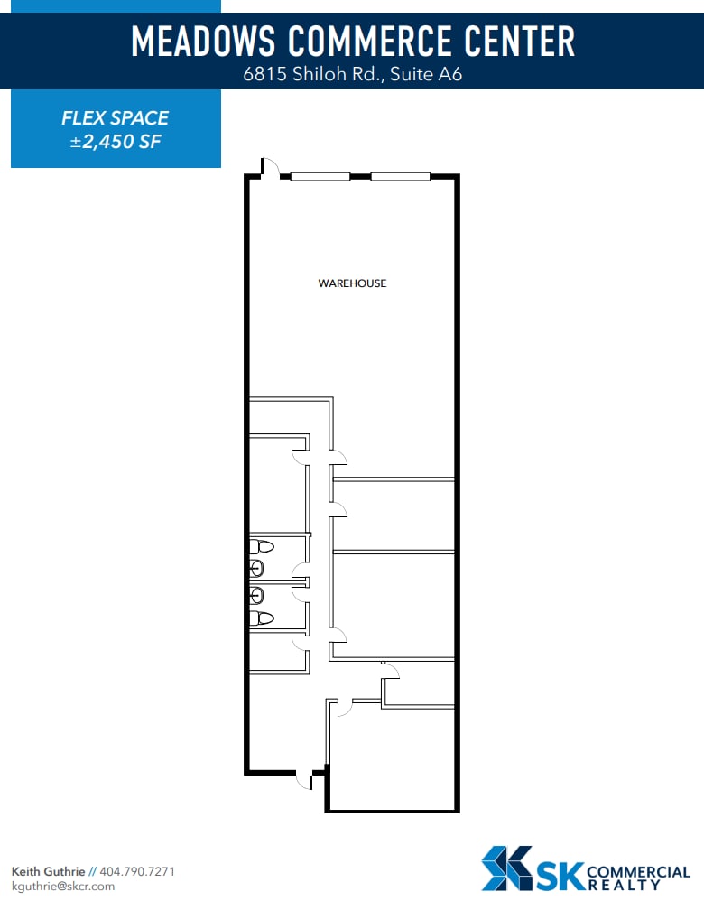 6835 Shiloh Rd E, Alpharetta, GA à louer Plan d’étage- Image 1 de 1