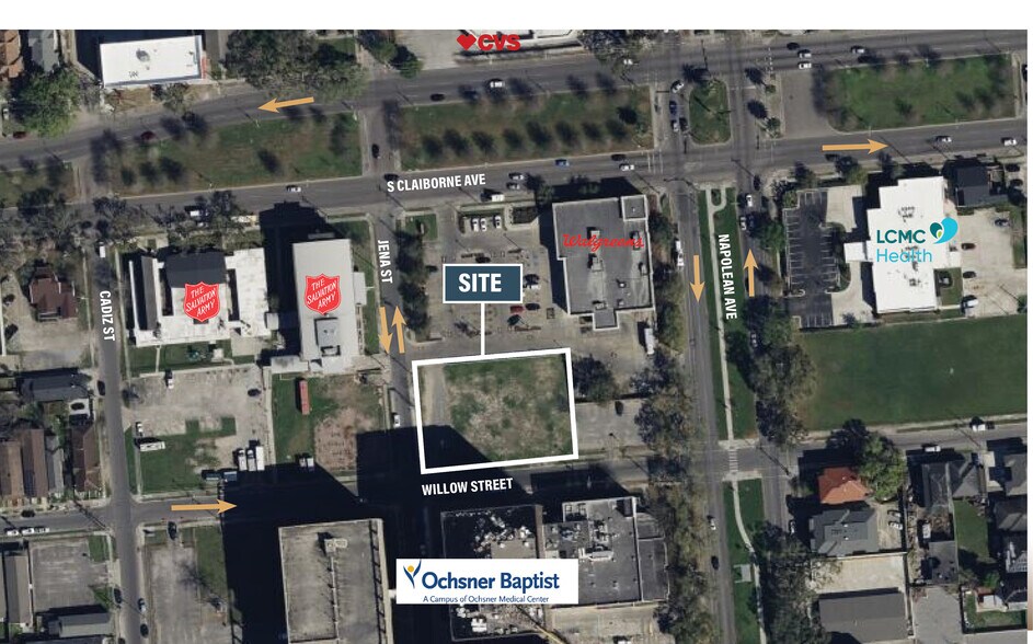 4429 Willow St, New Orleans, LA à louer - Aérien - Image 3 de 3