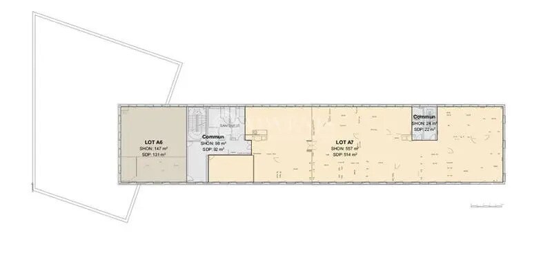 Bureau dans Sainghin-en-Mélantois à louer - Plan d’étage - Image 3 de 12