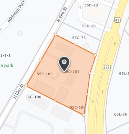 1818 N Elm St, Henderson, KY for sale Plat Map- Image 1 of 2