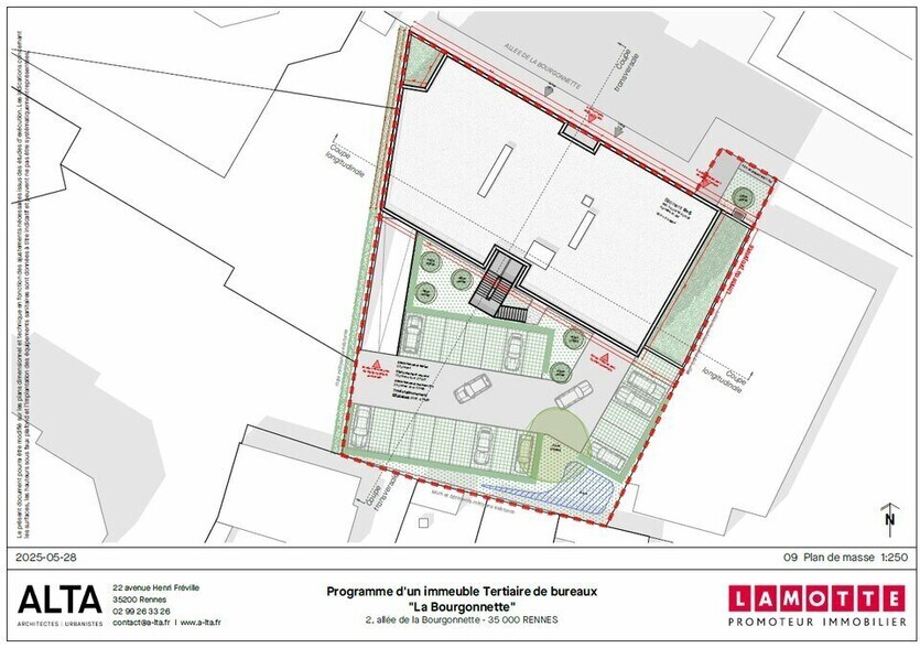 Office in Rennes for sale - Site Plan - Image 2 of 2