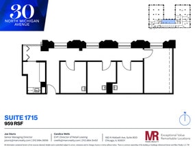 30 N Michigan Ave, Chicago, IL for lease Floor Plan- Image 1 of 8