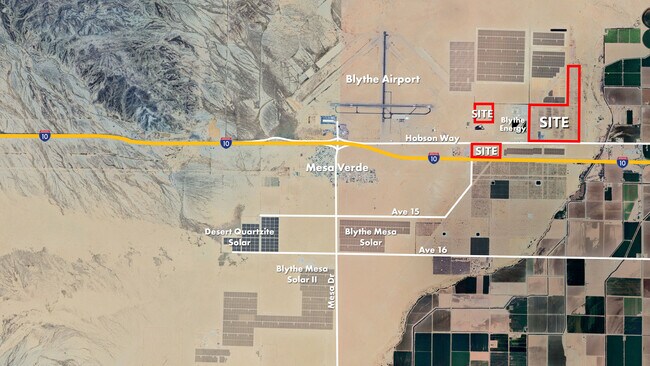 Plus de détails pour Stephenson Blvd, Blythe, CA - Terrain à vendre
