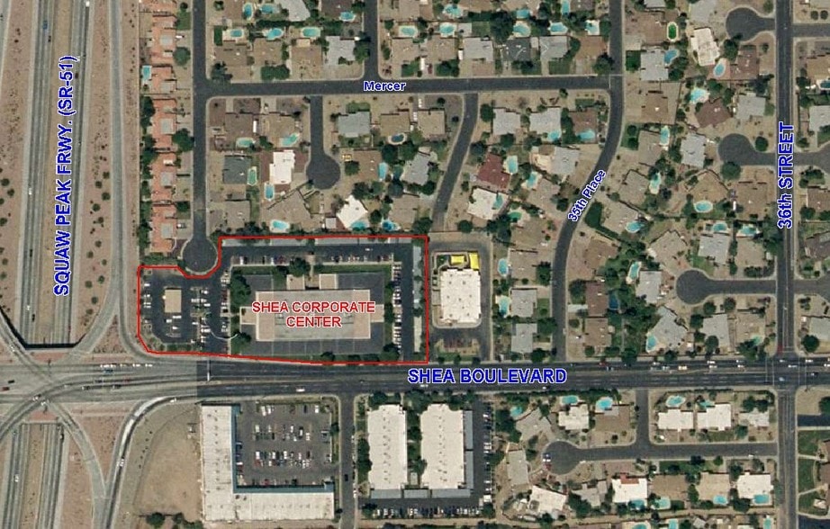 3420 E Shea Blvd, Phoenix, AZ à louer - Aérien - Image 3 de 5