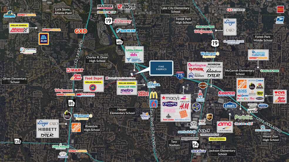 281 Upper Riverdale Rd, Jonesboro, GA for sale - Building Photo - Image 3 of 9