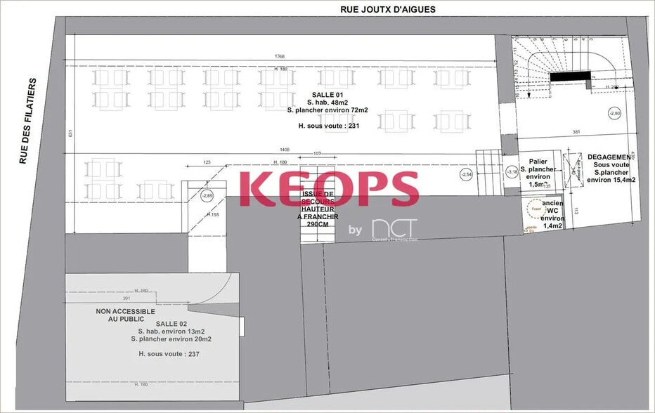 Retail in Toulouse for lease - Floor Plan - Image 3 of 11