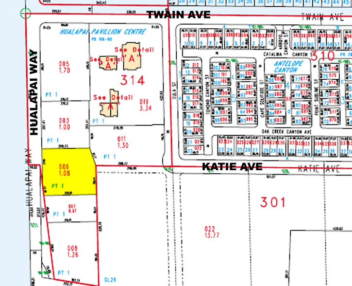 3820 S Hualapai Way, Las Vegas, NV à vendre - Plan cadastral - Image 1 de 1