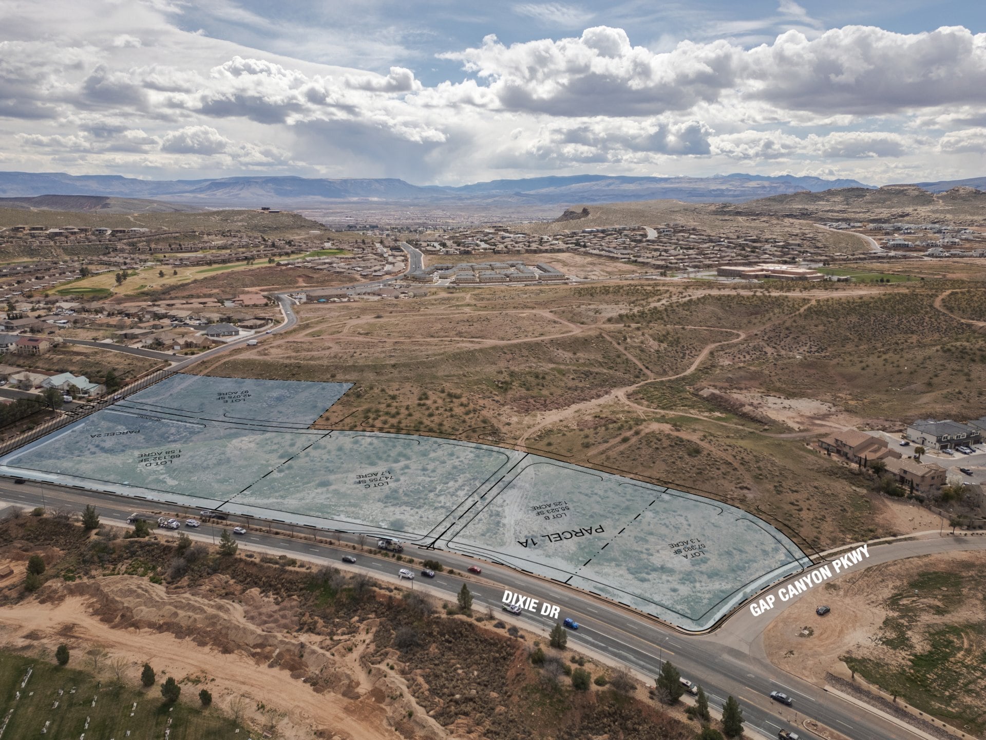 1777 Dixie Dr, St George, UT for sale Aerial- Image 1 of 7