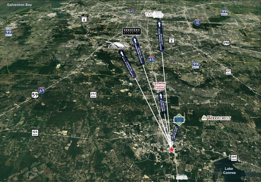 0000 Teas Nursery Rd, Conroe, TX for sale - Aerial - Image 2 of 2