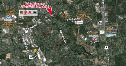 2201 E Parham Rd, Henrico, VA - AERIAL  map view