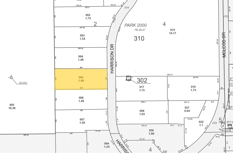 6245 Harrison Dr, Las Vegas, NV for lease - Plat Map - Image 2 of 3